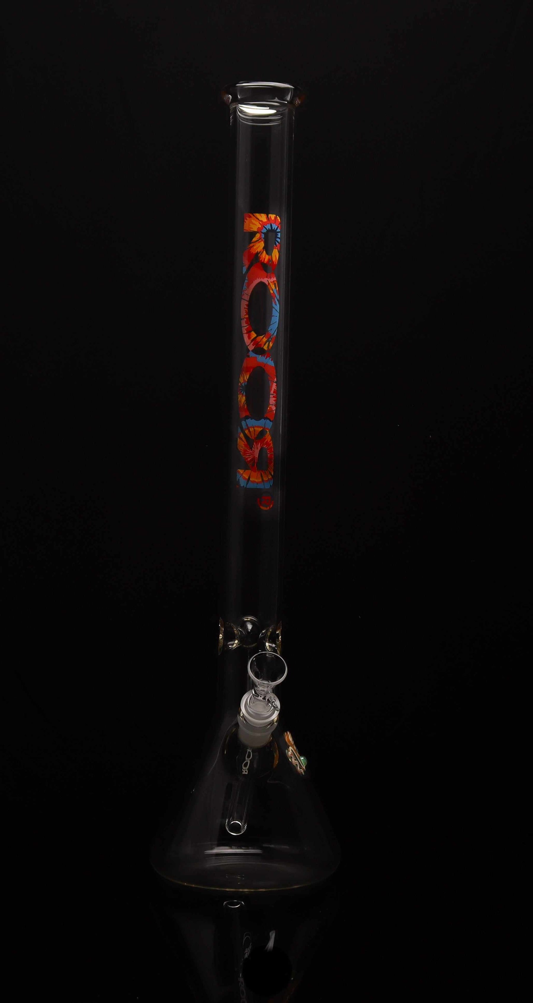ROOR® Classic 22" Tie Dye Beaker, 45x5mm, German Schott glass, limited edition.