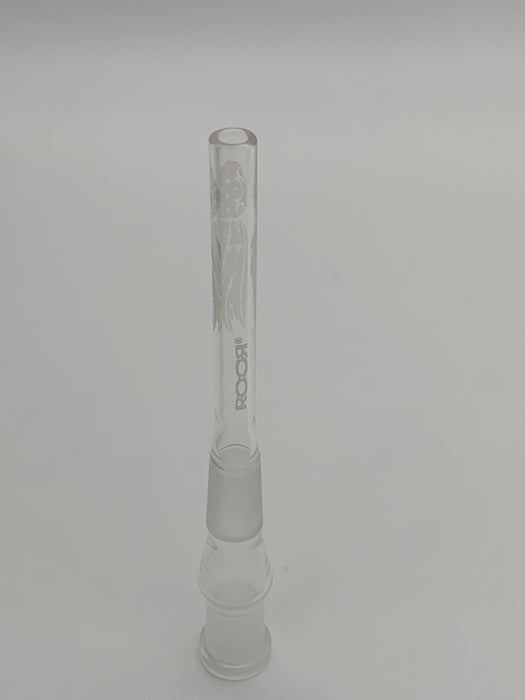 ROOR® STRAINS Strawberry Sandblasted Design Open-Ended Downstem 14.5mm 3¼"