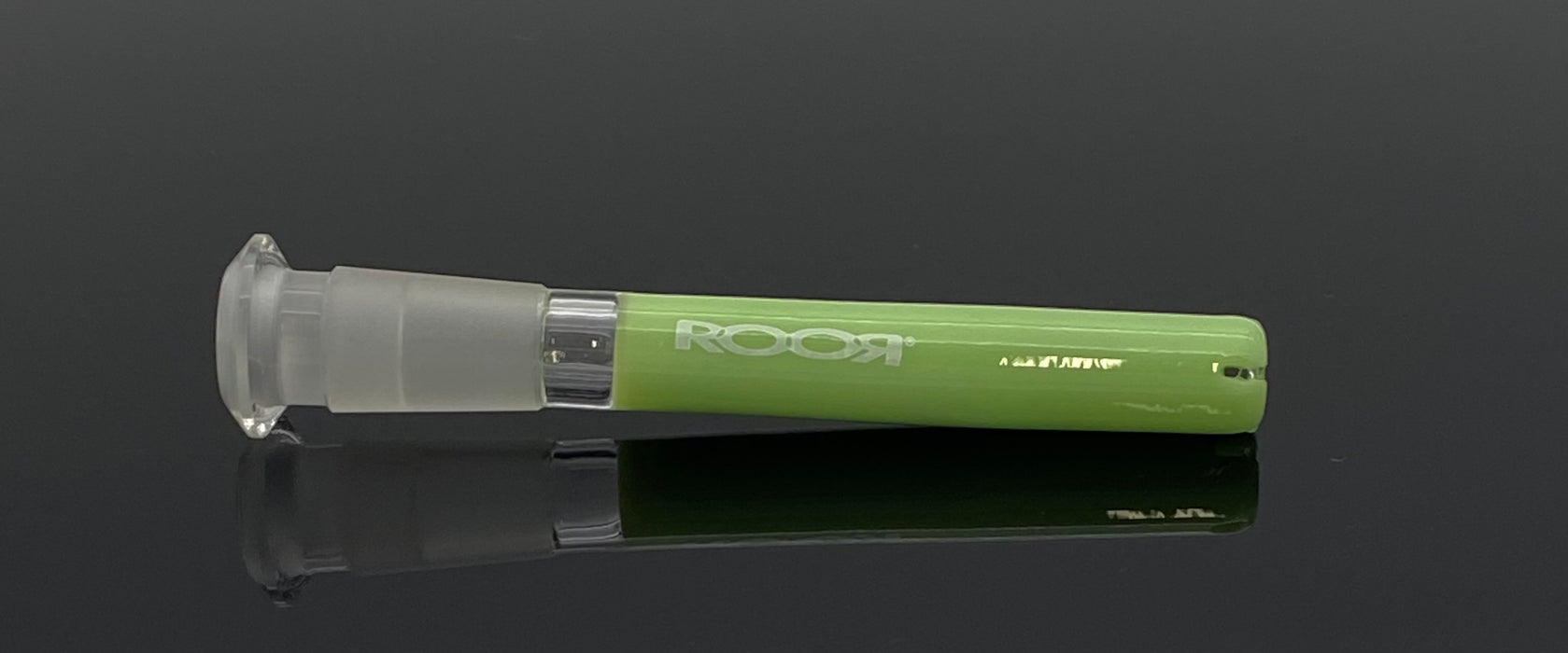 ROOR® Reducing Gridded Low-Profile Downstem Green 3½”