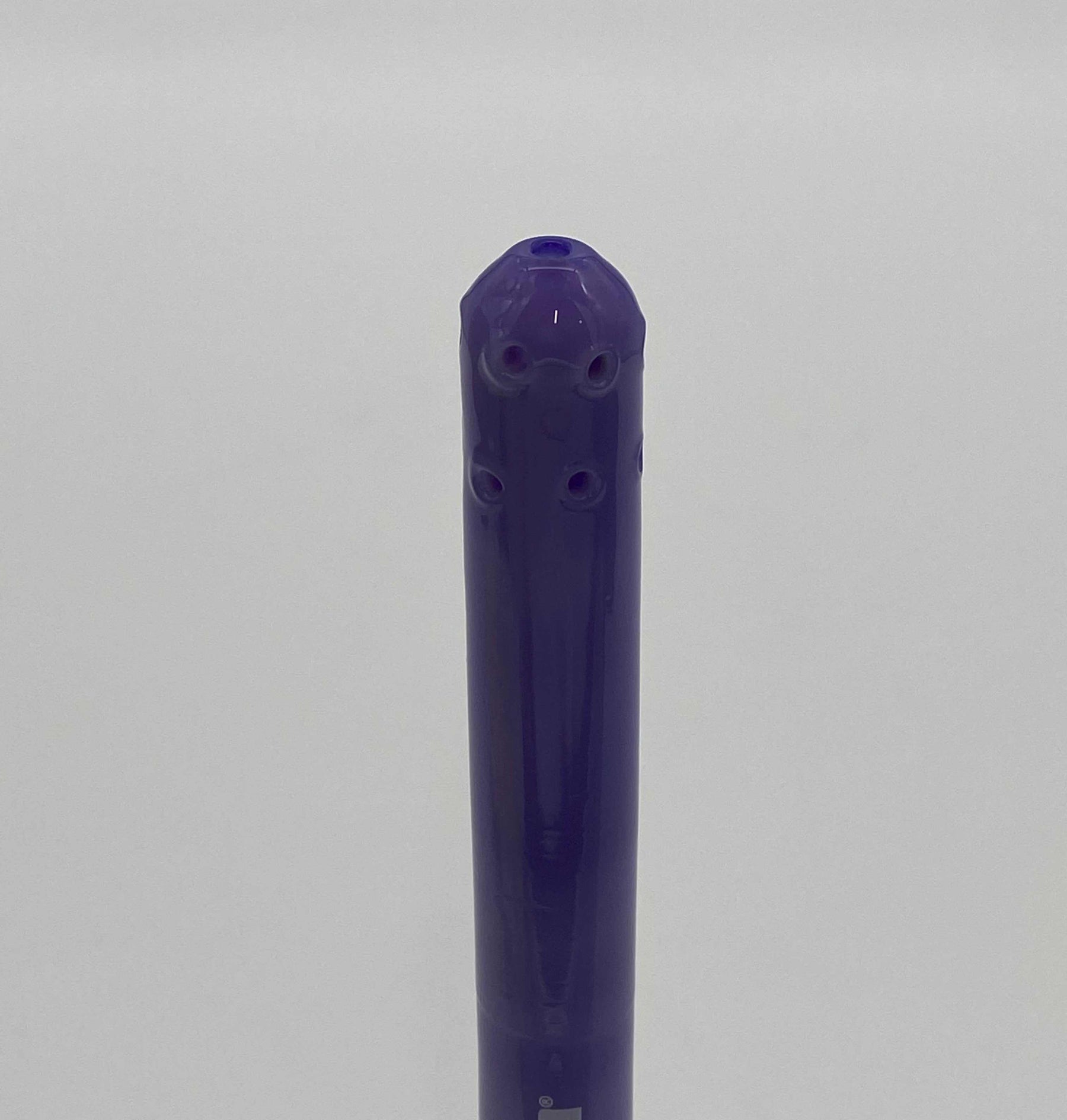 ROOR 13-hole diffused purple downstem 4¾ inches for 18mm joints