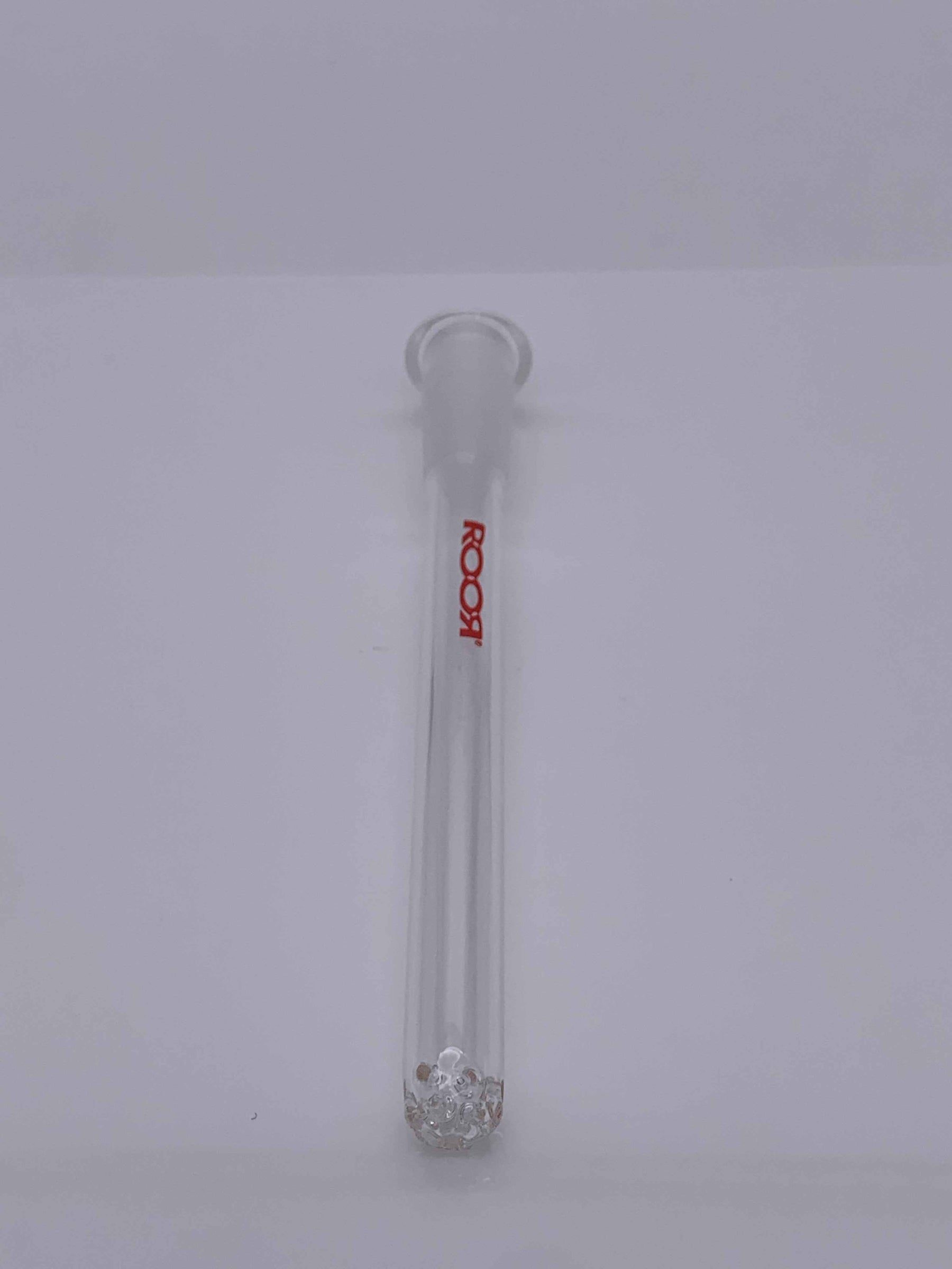 ROOR 13-hole diffused low-profile glass downstem with red decal straight 18.8mm to 14.5mm reducing size 5.5 inches