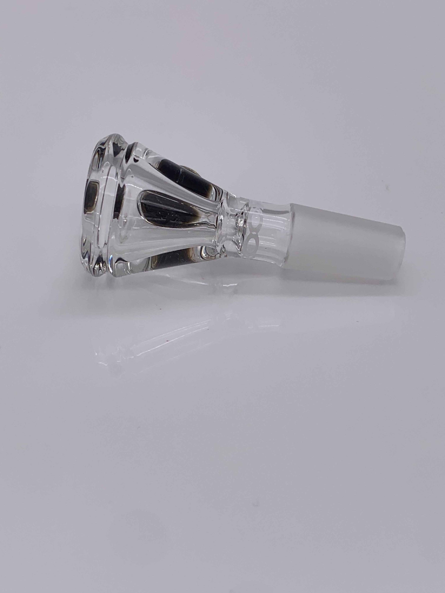 Roor Dichro Marble Bowl 14.5mm male joint glass funnel.