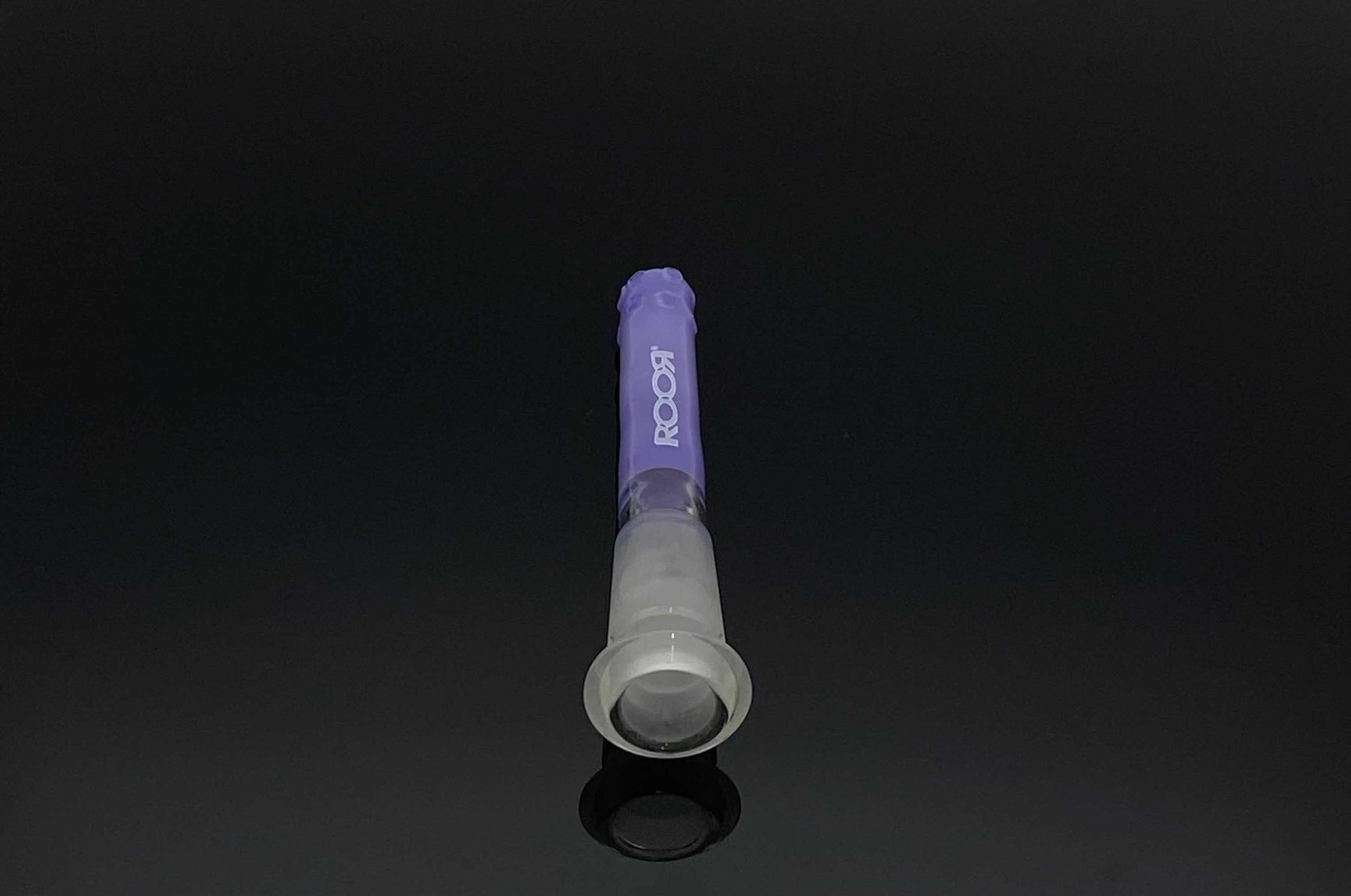 ROOR® 13-hole diffused low-profile downstem in purple, 3-inch.