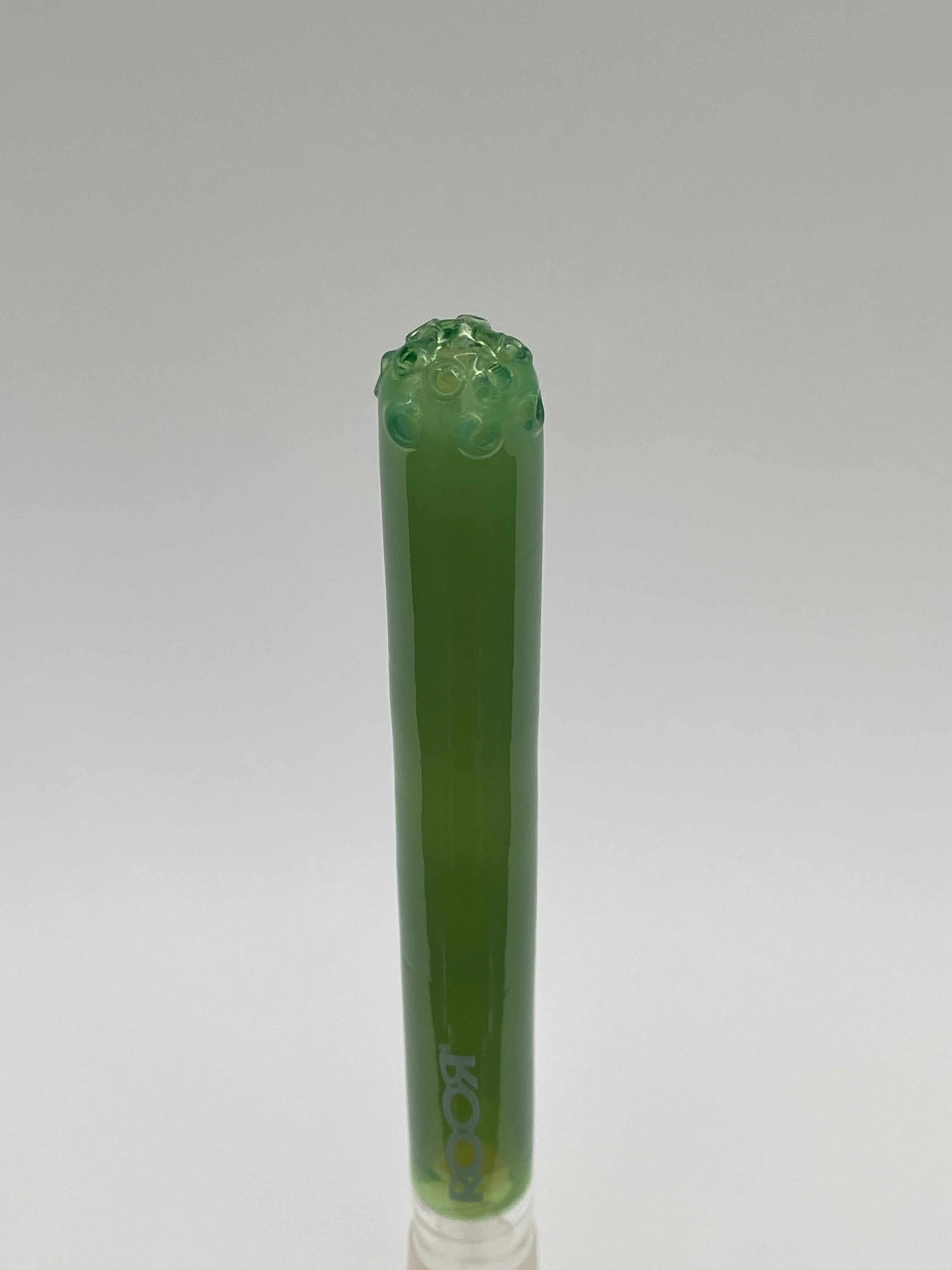 ROOR 13-hole diffused green low-profile glass downstem 5¼ inches