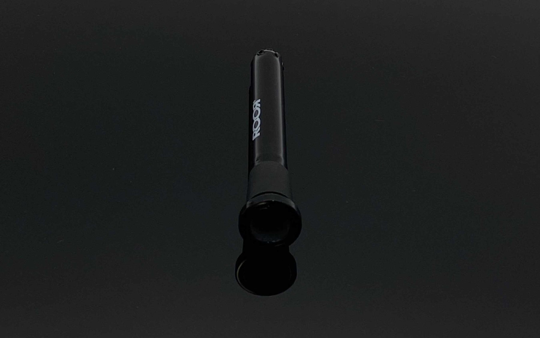 ROOR® 13-hole diffused low-profile downstem full black 3¾” glass.