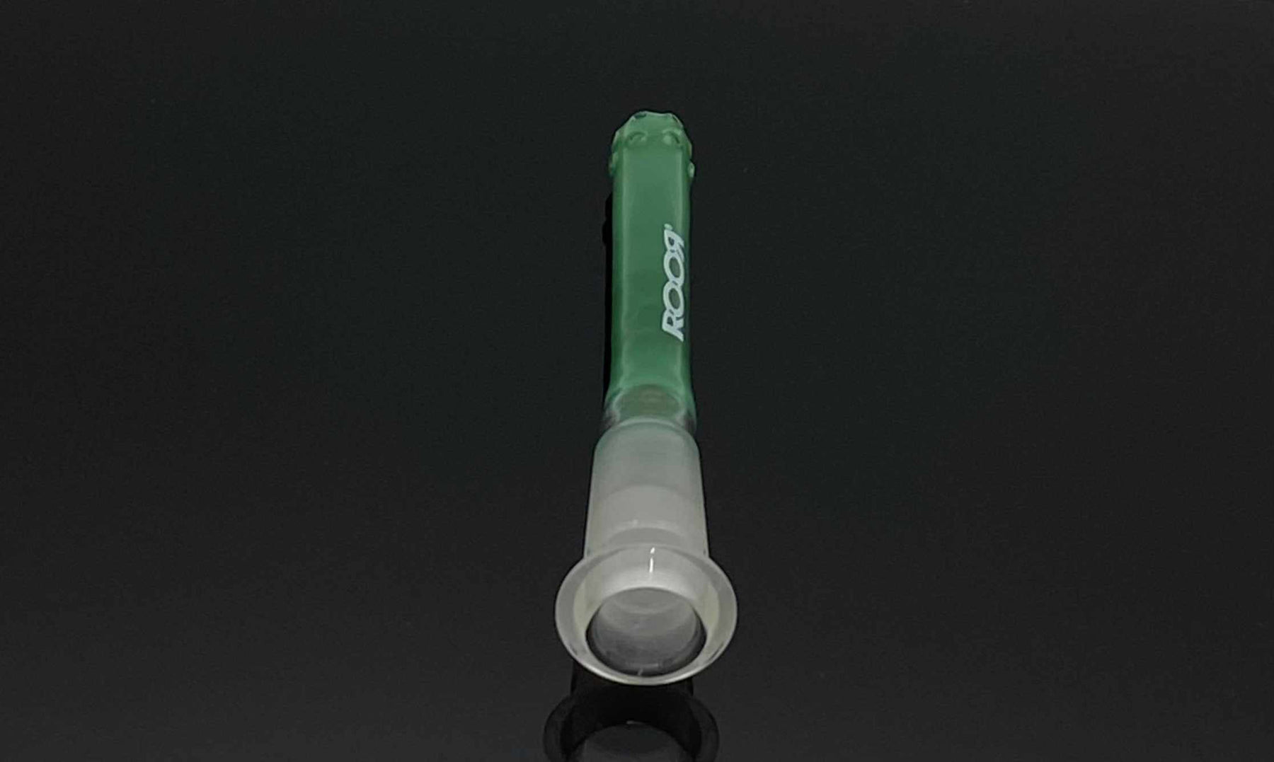 ROOR green 13-hole diffused low-profile downstem 3.5 inch with 18mm female joint