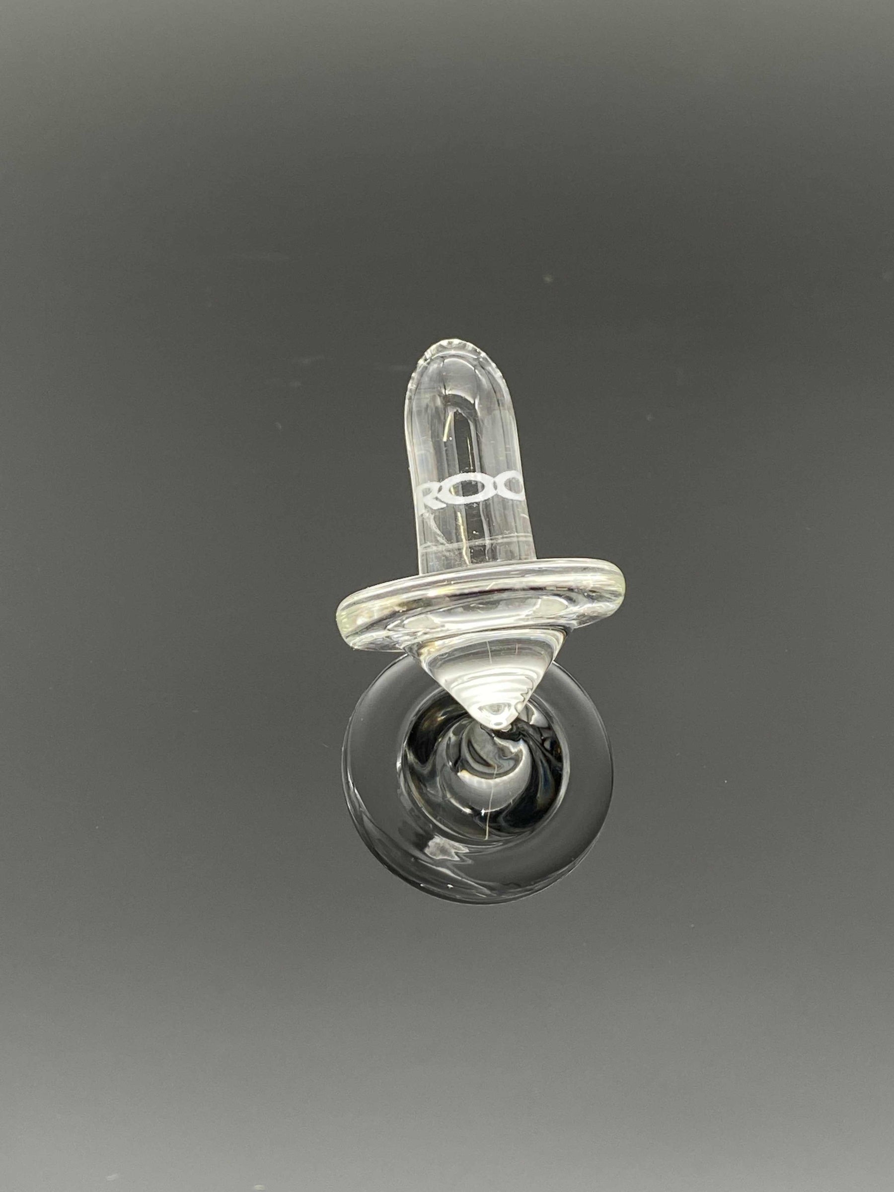 ROOR® Glass Spinning Top Carb Cap for airflow control and pressure optimization.