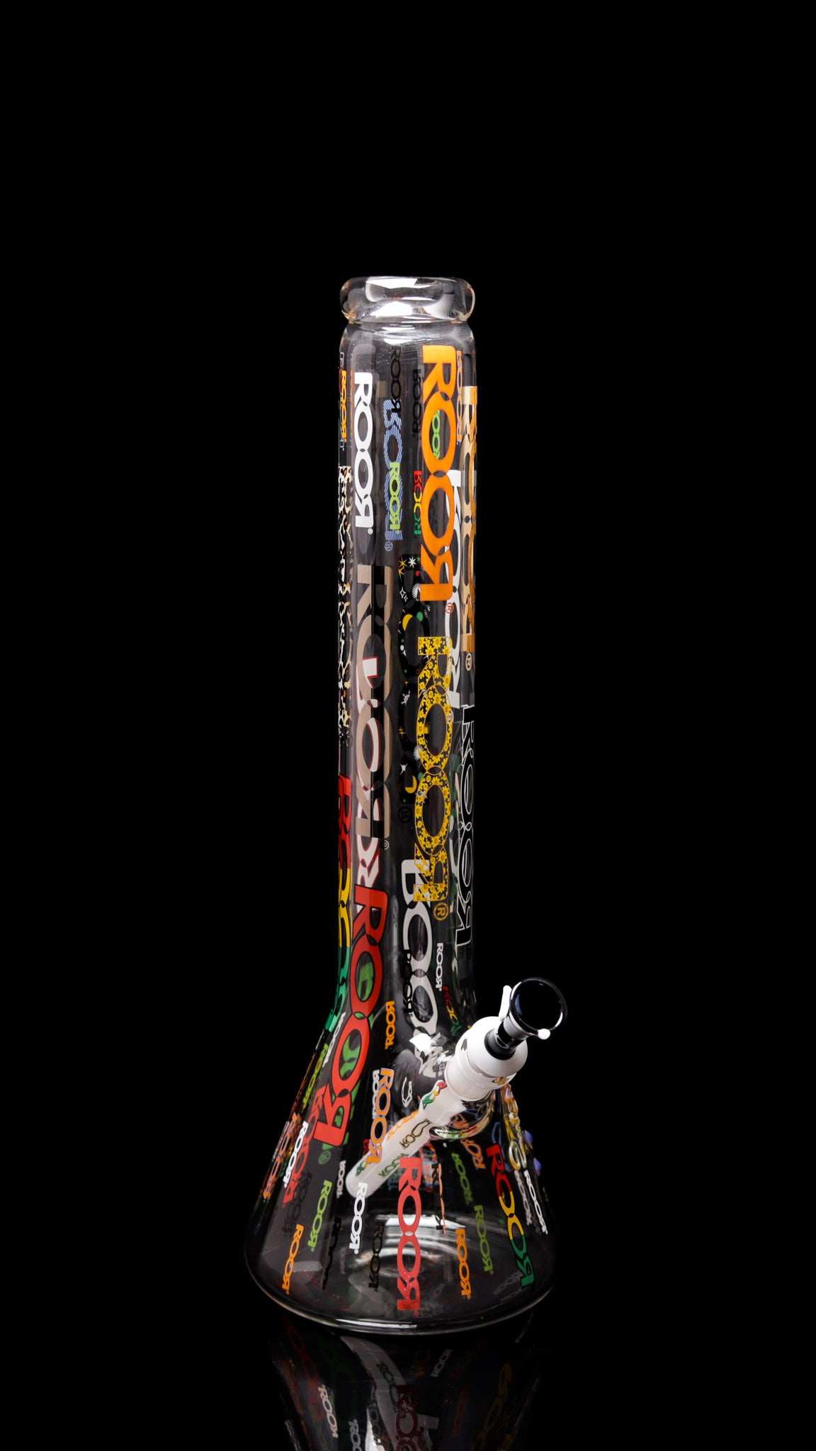 ROOR 18” Zeaker 60mm x 5mm LIMITED Logo'd Out Glass Beaker Bong