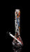 ROOR 18” Zeaker 60mm x 5mm glass beaker with colorful logos and upgraded downstem.