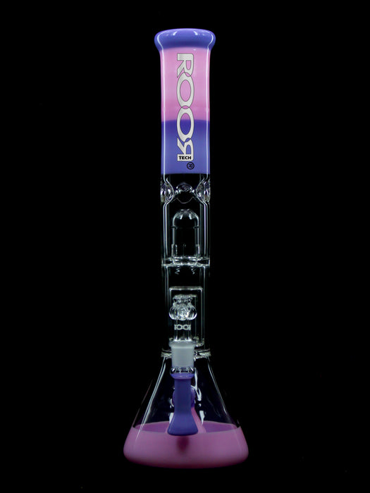 ROOR® Tech Fixed 18" Beaker 50x5mm Barrel Perc Purple & Pink