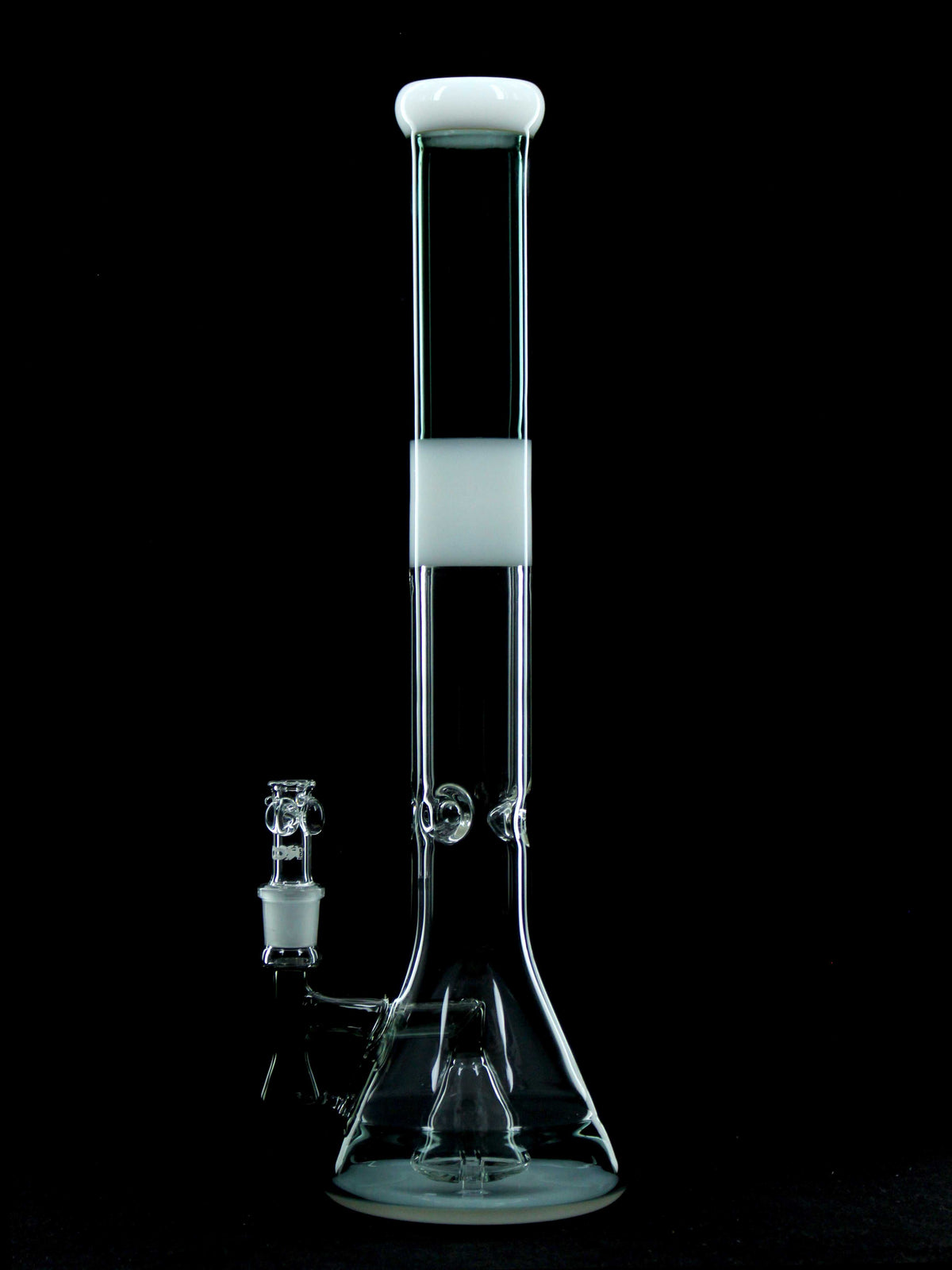 ROOR® Tech Fixed 18" Beaker 50x5mm Smokey Grey & White